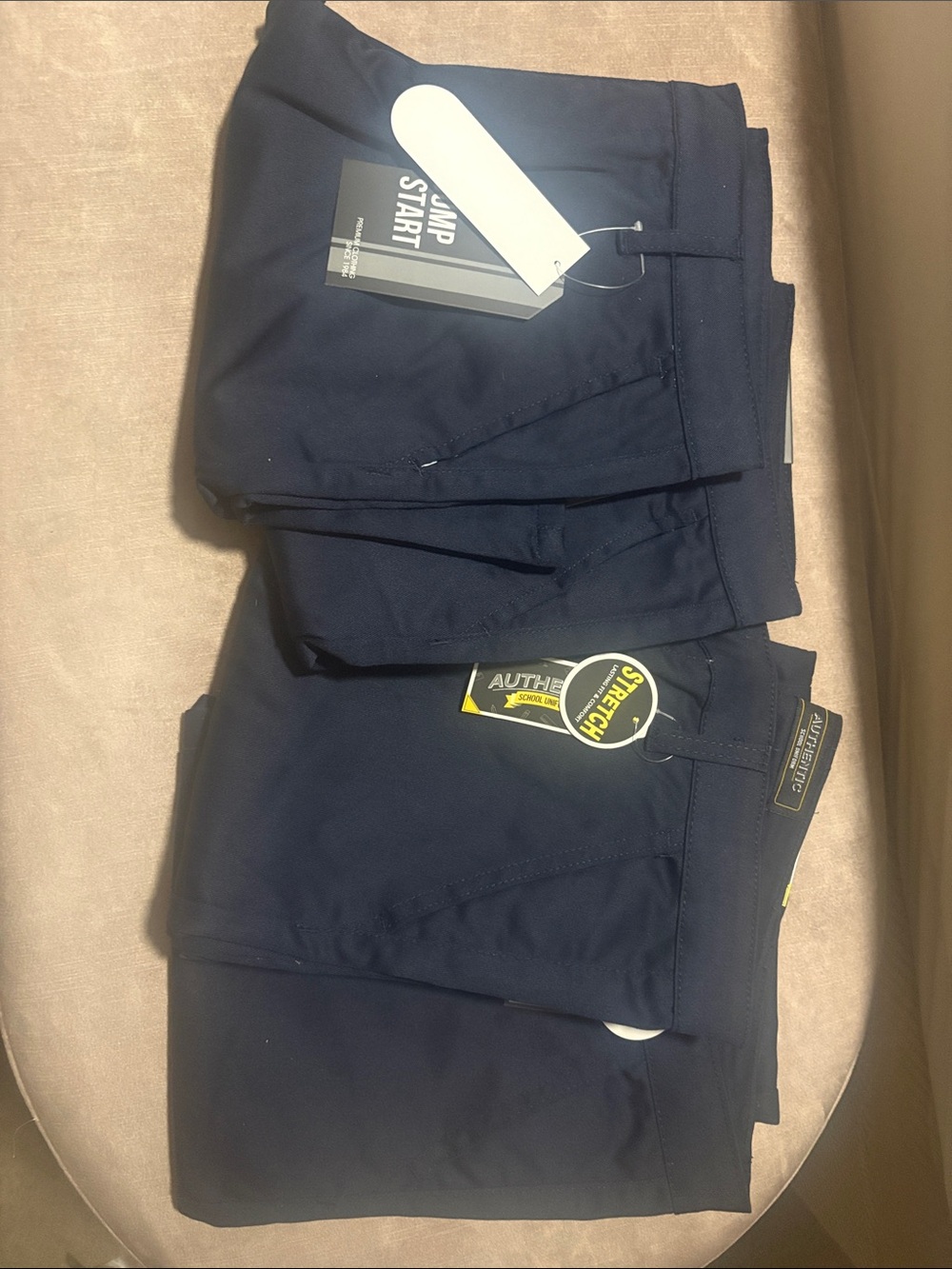 Navy Blue uniform shorts and pants - Stretch